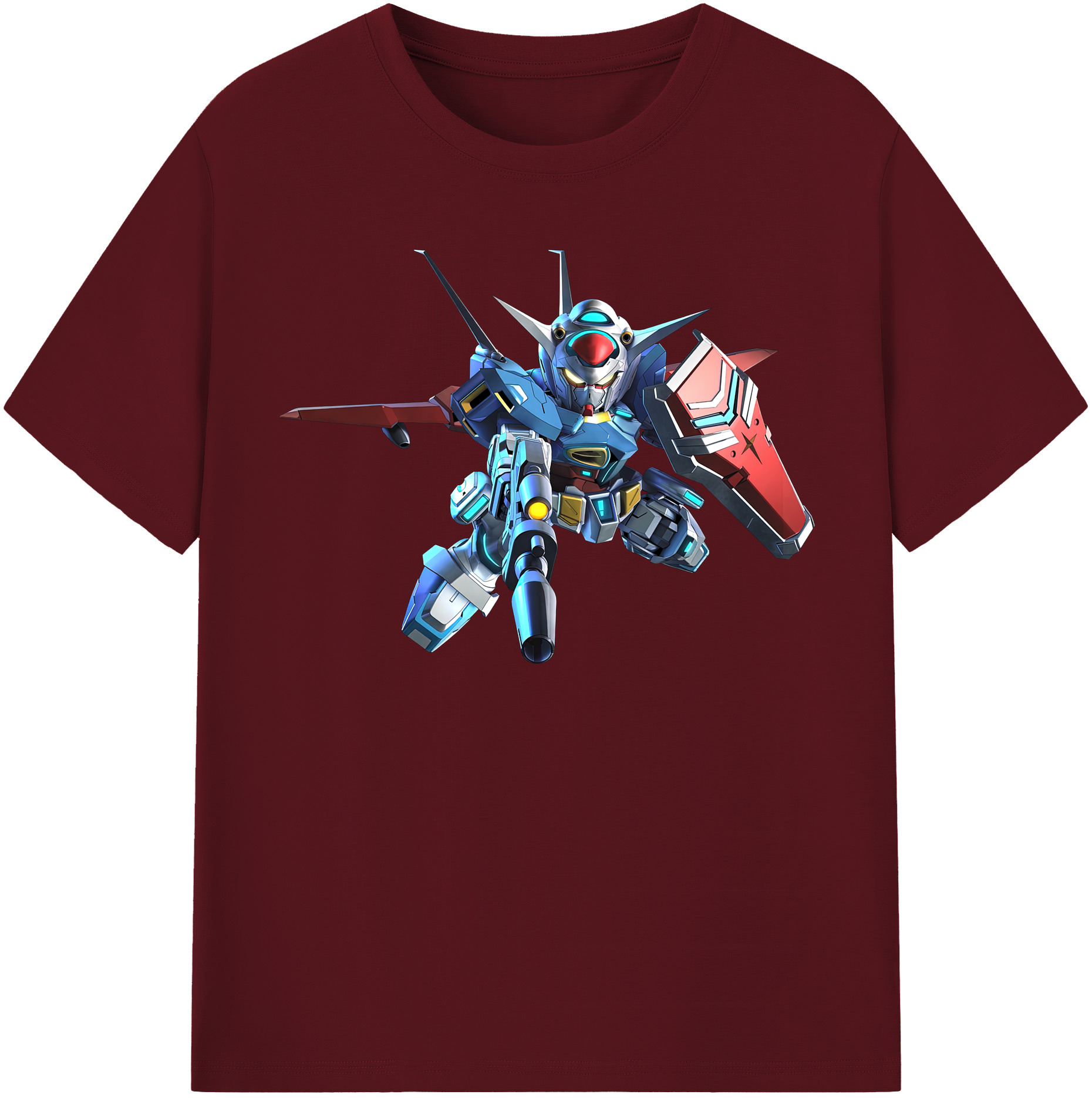 （画像用） 機動戦士ガンダム Mobile Suit Gundam 綿100％半袖Tシャツ（フロントプリント）